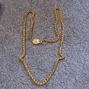 Gold chain necklace Joan rivers
